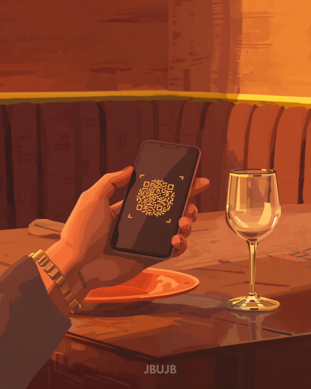 Comment fonctionne JBUJB - menu numérique QR code