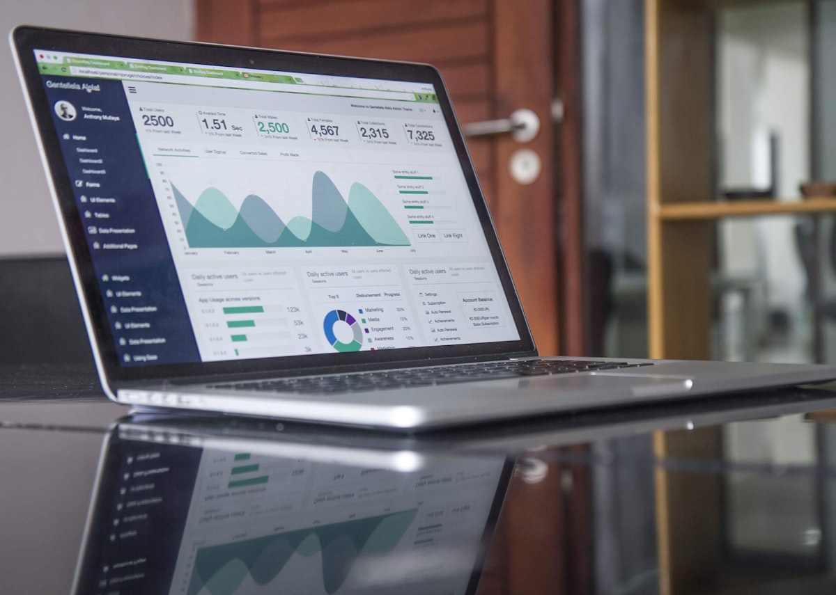 Business growth chart and financial analysis for restaurant